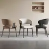 Silla de Comedor de Lujo Ligero Estilo Italiano con Respaldo, Adecuada para Comedores Domésticos, Silla con Respaldo Minimalista Moderno Nórdico, Taburete de Reunión para Hotel