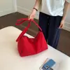 Bolsa de lona de nylon simple de gran capacidad para mujer, bolsa cruzada ligera casual de verano para el trabajo, bolsa para deportes y fitness