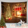 AliExpress Amazon Nova Tapeçaria Natal Tapeçaria Festiva Tapeçaria Pano Decorativo Pano de Fundo do Quarto