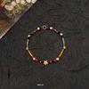 "Neón Colorido" Pulsera de Gipsófila Arcoíris Nuevo Estilo Chino Blanqueamiento Exquisita Pulsera Pulsera Trenzada de Estrella de Cinco Puntas