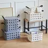 Caixa Organizadora de Brinquedos para Crianças Cesta de Organização para Casa Sala de Estar Caixa de Armazenamento de Plástico Criativa para Mesa Caixa de Armazenamento Multifuncional