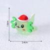 Comercio Exterior Micro-Paisaje Creativo Navidad Hexagonal Dragón Animal Cristal Bola de Nieve Paisajismo Accesorios de Decoración Mini Adornos Pequeños