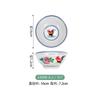 Estilo Retro Mercado de Pollo Grande Olla Vieja Caliente Vientre Peludo Rodaja de Cintura Ingredientes Pequeños Cuenco de Encimera Plato para Aceite Cuenco Vajilla de Melamina Plato Redondo