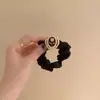 2025 Scrunchie Satinado Retro Francés Elegante Perla para Adultos Accesorio para el Cabello Simple Versátil para Cabello Fino Cuerda para el Cabello