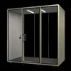 Oficina Móvil Interior Exterior Sala Insonorizada Almacén Silencioso Cabina Silenciosa para el Hogar Reducción de Ruido Cabina Telefónica Sala de Transmisión en Vivo Interior