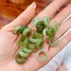 Jade Hetian de Qinghai, Accesorios para Joyería DIY Hechos a Mano, Colgante Pequeño, Pulsera, Piedra de Jade