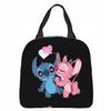 Bolsa de almuerzo Stitch Stitch, bolsa de almuerzo para estudiantes, oficinistas, bolsa de aislamiento de papel de aluminio, bolsa de almuerzo portátil para niños