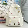 Nova Mochila Leve com Estampa de Desenho Animado para Estudantes Universitários, Mochila Artística Estilo Mori, Mochila Casual de Grande Capacidade para o Dia a Dia