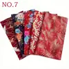 Novo estilo japonês transfronteiriço e tecido bronzeado a vento diy mão patchwork grupo algodão algodão grosso linho tecido estampado