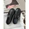 Zapatos de Cuero Gruesos Estilo Británico 2026 Primavera Nuevos de Piel Genuina Retro Versátiles Casual Mocasines Brogue para Mujer