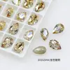 Dongzhou Cristal 8x12 Gota d'Água Pedrarias para Nail Art Super Brilhantes Coloridas Formato de Pera Corte de Alta Qualidade DIY Decorações para Unhas de Boneca