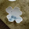 Tazas de Té Azules y Blancas de Jingdezhen Pintadas a Mano con Alto Valor Estético para Uso Doméstico, Posavasos para Juego de Té Kung Fu, Tazas de Degustación, Juegos de Tazas y Tazas