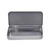 Cajas de Hojalata con Tapa Abatible en Stock, Cajas Rectangulares, Cajas para Guardar Dulces y Galletas, Cajas de Hojalata Lisas de Color Plateado, Venta al Por Mayor desde el Fabricante