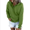 Moda Femenina Europea y Americana 2021 Estación Independiente de Amazon Sudadera Casual Holgada de Manga Larga con Capucha y Bolsillo con Cordón