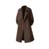 Otoño Invierno 2026 Nuevo Abrigo de Lana para Hombre de Comercio Exterior Largo por Encima de la Rodilla Estilo Europeo y Americano con Relleno de Algodón Abrigo de Lana Engrosado para Hombre