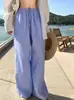Hermoso Atuendo de Vacaciones Estilo Isla, Conjunto de Bikini de Tres Piezas para Mujer, Camisa Sexy Protectora del Sol de Verano, Conjunto de Pantalones de Pierna Ancha