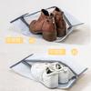 Bolsa para guardar zapatos, a prueba de humedad y moho, transparente, resistente al agua, a prueba de polvo y amarilla, para colgar, de viaje, funda para zapatos.