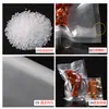 Bolsas de malla de grado alimenticio para aspiración de aire y conservación de alimentos, bolsas de plástico transparente selladas al vacío para uso doméstico al por mayor