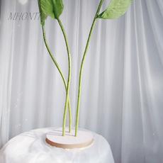 Base para flores de papel de flores grandes de pie, base para varillas de flores, base para exhibiciones de ventanas, base para varillas de flores, suministros para bodas, varillas de flores a juego con el suelo.