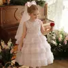 Vestido de Malla para Niña, Vestido de Princesa sin Mangas para Niños, Vestido de Alto Rendimiento, Vestido Pomposo de Verano para Cumpleaños de Niña