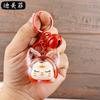 Adornos de botella de arena movediza líquida con aceite, bolsa ciega, botella de deriva creativa, regalo, llavero acrílico, accesorios, bolsa colgante