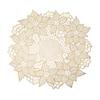 Mantel Individual Hueco de Flores Transfronterizo Irregular Impermeable Anti-escaldante Aislante Hueco PVC Bronceado Mesa de Comedor Decorativo Posavasos