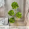 Hortensia Artificial Flores Falsas Flores de Seda Flores Artificiales de Plástico Decoraciones de Sala de Estar de Alta Gama Productos Florales para Bodas