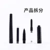 Huashilai 108 Pluma Estudiante Extremadamente Fina 0.28 Bolsa de Tinta Reemplazable Punta Pequeña Punta Curva Pluma de Tinta para Caligrafía Caja de Regalo