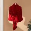 Lenço Echarpe Feminino Borda Inclinada Triângulo Camadas Multifuncional Cachecol de Pescoço Elegante Versátil Cachecol de Pescoço Echarpe de Cashmere Malha