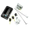 Conjunto de Fechadura da Porta da Cabine de Escavadeira Sany SY215/225/235/285/485-9, Maçaneta Externa, Bloco de Fechadura