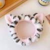 Linda Diadema de Tigre para Lavarse la Cara, Aplicarse Mascarilla, Diadema Especial para Maquillaje, Diadema con Estampado de Tigre, Diadema de Otoño e Invierno, Pinza para el Cabello