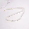 Atacado de Pérolas de Zhuji 4,5-5mm Quase Redondas Pequenas Defeituosas Colar Corrente Clavícula Pérola de Água Doce Colar para Mulheres