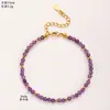 Collar Pulsera Arcoíris Piedra Natural Cristal Arcoíris Set de Collar y Pulsera Adecuado para Uso Diario y Viajes