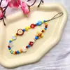 Cordón Decorativo con Cuentas Marrones Cámara Accesorio de Moda Versátil Retro Cadena Personalizada para Teléfono Accesorio Maillard