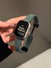 Fivela magnética pulseira fina de couro jeans azul adequada para apple watch9 apple iwatchs678 geração SE