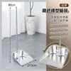 Set de dos piezas de recogedor y escoba engrosados de acero inoxidable para uso doméstico, Set de recogedor y escoba para el hogar
