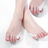 Separador de dedos superpuestos para dedo pequeño del pie, órtesis para hallux valgus infantil, separador de dedos de un solo orificio para adultos, fabricantes de silicona