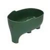 Cesta Drenante con Forma de Elefante para Lavar Arroz, Colador Multifuncional para Fregadero de Cocina, Cesta para Lavar Verduras y Frutas de Cocina, Almacenamiento de Plástico