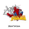 Novo padrão Homem-Aranha Acessórios decorativos DIY para roupas Impressão em camiseta tinta branca Impressão por transferência térmica Hot stamping agora uma peça