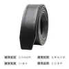 Cinto Masculino Chaoqiao de Couro Puro Espesso com Dentes Automáticos, 3,5cm, Sem Fivela, Estilo Simples de Negócios, Atacado