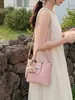 Bolso Único Texturizado Bolso Tote Pequeño para Mujer 2026 Nuevo Bolso Cubo Simple Versátil Bolso de Hombro Cruzado Bolso de Moda