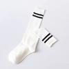 Calcetines hasta la pantorrilla estilo deportivo estilo coreano estilo japonés combinan con todo casual estilo académico para niña calcetines de algodón calcetines apilados calcetines de béisbol medias