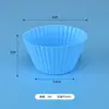 Molde de Silicona para Muffin de Fábrica, Taza para Mousse Casero, Taza para Pastel, Color Redondo de 7 cm, Herramientas para Hornear