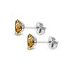 Hebilla de Mariposa de Acero de Titanio Transfronterizo Aguja Recta Uña para Hueso de la Oreja Uña Coclear Aretes de Zirconia Aretes Versátiles Venta Directa de Fábrica Venta al por Mayor