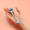 Rodillo Facial Rodillo de Agujas Masajeador Rodillo de Agujas Corea Venta Caliente Barra de Masaje con Agujas Finas Clavadas Herramientas de Belleza Metálicas Palo de Belleza