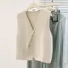 Colete de tecido composto DeRong de 360 gramas, espessado, novo modelo 2026, com decote em V cruzado em camadas, versátil e estiloso, roupas femininas para mães
