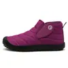 Zapatos de Nieve de Fábrica para Hombre Talla Grande Zapatillas Casuales de Caña Alta Zapatos de Algodón con Forro de Lana para Mujer