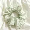 Scrunchie de Malla Mint Mambo de Alto Aspecto para Nicho Estilo Bosque Lazo para el Cabello de Princesa Coreana Femenino Cuerda para el Cabello Accesorio para el Cabello