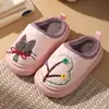 Chinelos de algodão infantis, para meninos e meninas, coleção outono/inverno 2026, chinelos antiderrapantes para ambientes internos para crianças e bebês, estilo transfronteiriço