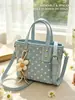 Bolsa Transversal Estilo Coreano de Ombro Único Design de Nicho Bolinhas Nova Coleção Primavera/Verão 2026 Elegante Casual para o Dia a Dia